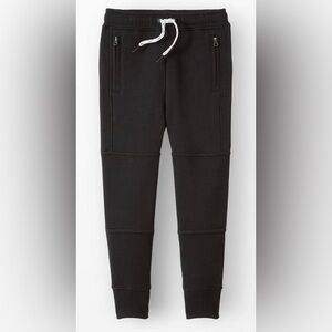 Hanna Anderson Kids Black Slim Fit French Terry
Double Knee Sweatpants Size 12